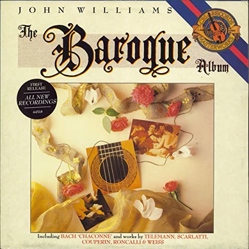 John Williams. The Baroque Album. Telemann Scarlatti Roncalli Weiss Couperin. Vinyl LP. von CBS