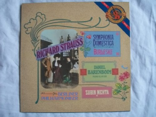 M 42322 Struss Symphonia Domestica/Burleske BPO Mehta Barenboim LP von CBS