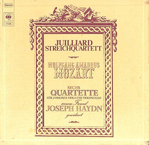 Mozart: Sechs Quartette für 2 Violinen, Viola und Violoncello; seinem Freund Joseph Haydn gewidmet - 77349 - Vinyl Box von CBS