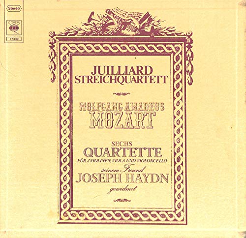 Mozart: Sechs Quartette für 2 Violinen, Viola und Violoncello; seinem Freund Joseph Haydn gewidmet - 77349 - Vinyl Box Mozart: Sechs Quartette für 2 Violinen, Viola und Violoncello; seinem Freund Joseph Haydn gewidmet - 77349 - Vinyl Box von CBS