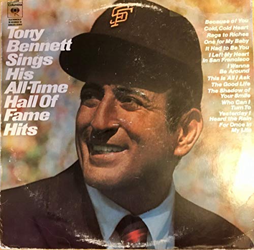 Sings His All-Time Hall Of Fame Hits - Tony Bennett LP von CBS