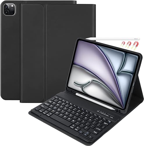 iPad Air 5 2022/iPad Air 4 Gen 2021 Tastatur Hülle für iPad Pro 11 Zoll (4. 2022 3. 2021 2. 2020 1. 2018 Gen) Bluetooth Wireless Abnehmbare Tastatur für iPad Air 10 .9,Schlank Einband mit Stifthalter von CC Store