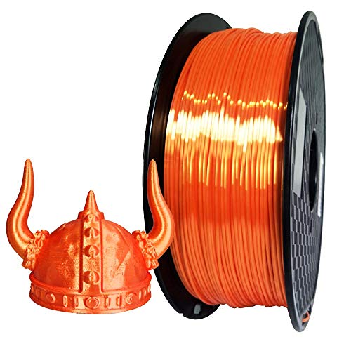 3D Drucker Seide Orange PLA Filament 1,75 mm 1KG 3D Durchmesser für 3D Drucker glänzendem Metallglanz 3D Druckerzubehör CC3D von CC3D