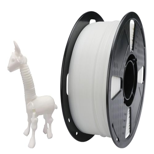 CC3D 72D Flexibles Weiß TPU-Filament 1,75 mm 1kg 3D-Drucker-Filament hohe Härte TPU-Filament weißer FDM-Drucker robustes 3D-Druckmaterial, vergleichbar mit Nylon-Filament hartes Weiss CC3D 72D Flexibles Weiß TPU-Filament 1,75 mm 1kg 3D-Drucker-Filament hohe Härte TPU-Filament weißer FDM-Drucker robustes 3D-Druckmaterial, vergleichbar mit Nylon-Filament hartes Weiss von CC3D