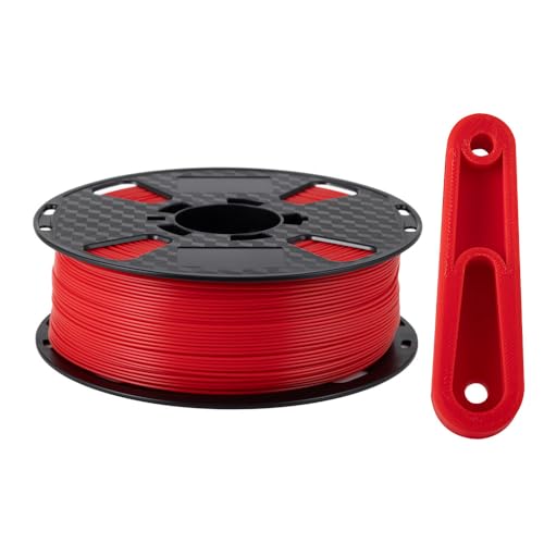 CC3D ABS Pro Filament Rot 1,75mm 1kg 3D Drucker Filament untere Warpage bessere Haftung ABS Rot von CC3D