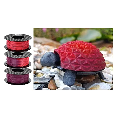 CC3D Farbwechsel Temperatur PLA Filament Lila zu Rot PLA Filament 1.75mm 1KG 3D Drucker Filament 2.2lbs FDM 3D Druck Material Farbwechsel mit Temperatur Filament CC3D Farbwechsel Temperatur PLA Filament Lila zu Rot PLA Filament 1.75mm 1KG 3D Drucker Filament 2.2lbs FDM 3D Druck Material Farbwechsel mit Temperatur Filament von CC3D