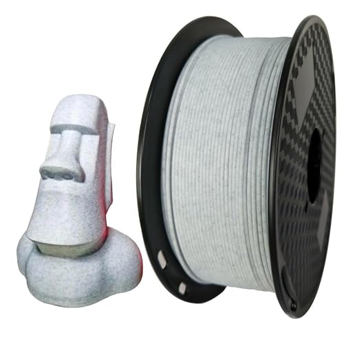 CC3D Marmor-PETG-Filament, 1,75 mm, 1 kg, 3D-Drucker-Filament, 1,0 kg Spule, 3D-Druckmaterial, passend für die meisten FDM-Drucker, PETG, Stein, Rock-Farbe von CC3D
