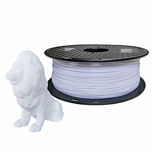 CC3D PLA MAX Schnee Weiß PLA Filament 1,75 mm 1kg 3D Drucker Filament 3D Druck Material Stärker PLA Pro Filament PLA+ PLA Plus Filament Kalt Schneeweiß Farbe Filament von CC3D