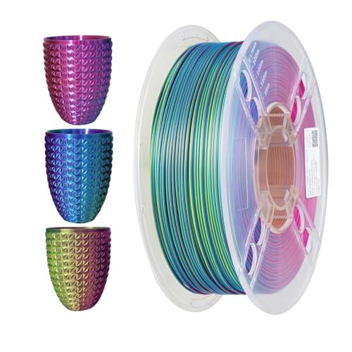CC3D Seide Dreifarbig Farbe PLA Filament Seide Blau/Gelb/Lila Filament PLA 3D Drucker Filament 1,75mm 1KG Koextrusion Filament PLA Glänzend Metallisch Filament Seide PLA Filament Blau Gelb Lila 3 in 1 CC3D Seide Dreifarbig Farbe PLA Filament Seide Blau/Gelb/Lila Filament PLA 3D Drucker Filament 1,75mm 1KG Koextrusion Filament PLA Glänzend Metallisch Filament Seide PLA Filament Blau Gelb Lila 3 in 1 von CC3D