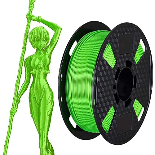 CC3D Silk PLA Pro Silk PLA Filament 1,75 mm 1 kg 3D-Drucker Filament 3D-Druckmaterialien seidig metallisch Metall Seide PLA Plus Filament (Silk Pro Green) von CC3D