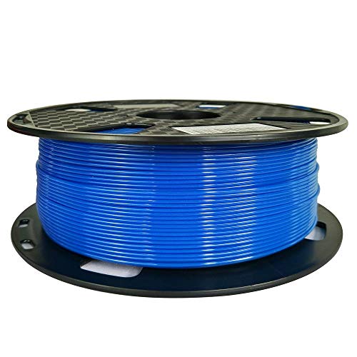 Easy Print Blau PETG Filament 1,75 mm 1kg 3D Druck Filament PETG Blau Filament 3D Drucker Material CC3D passend für die meisten FDM-Drucker Blau Farbe von CC3D