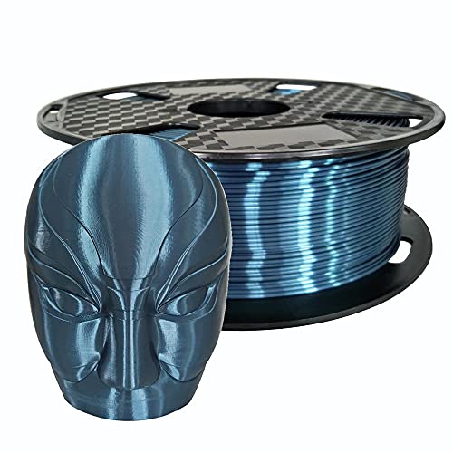 Seide Dunkel Zyan PLA 3D Drucker Filament 1,75 mm 1kg 3D Druck Material Glanz seidig glänzend metallisch Metall Gold Silber Kupfer Bronze PLA Filament CC3D Silk PLA Deep Cyan von CC3D