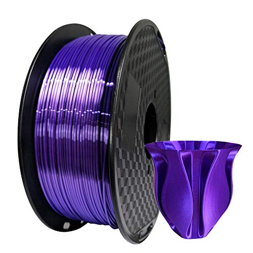Seide Violett PLA Filament 1,75 mm 1KG 3D Drucker Glänzend Filament 3D Drucken Materialien Seidig Dunkel Seiden Lila PLA Filament CC3D Zum FDM 3D Druck Drucker 3D Stift Metallische Farbe von CC3D
