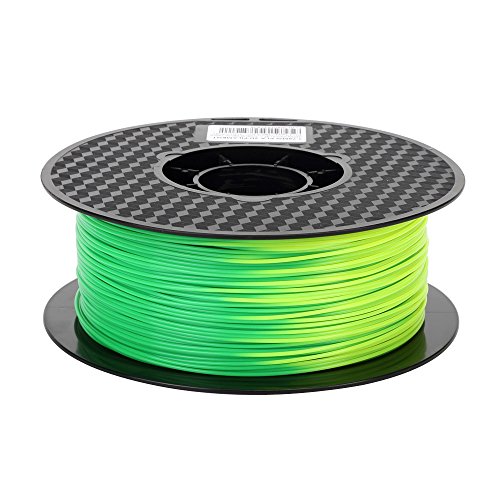 3D Druck Farbwechsel Temperatur PLA Filament Vielfalt Grün bis Gelb 1,75 mm 1kg Farbwechsel mit Temperatur 3D Drucker PLA Filament Material CC3D farbwechsel temperatur Grün bis Gelb Filament von CC3D