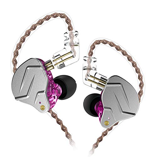 CCA KZ ZSN Pro Dual Drivers 1BA 1DD In Ear Ohrhörer HiFi Power Bass Earbuds Kopfhörer High Clarity Sound Wired Ohrhörer mit abnehmbarem Kabel für Audiophile Musiker von CCA