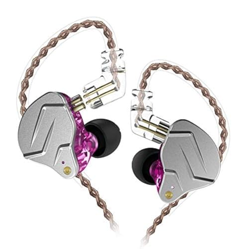 CCA KZ ZSN Pro Dual Drivers 1BA 1DD In Ear Ohrhörer HiFi Power Bass Earbuds Kopfhörer High Clarity Sound Wired Ohrhörer mit abnehmbarem Kabel für Audiophile Musiker von CCA