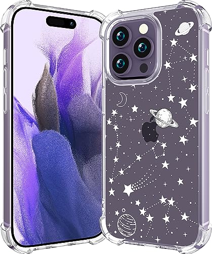 CCFUNCASE Schutzhülle für iPhone 14 Promax, niedlich, transparent, für Damen – Pro Max, robuste Handyhülle, Universum, Sterne, Planeten, Galaxie, Weltraum, Mond CCFUNCASE Schutzhülle für iPhone 14 Promax, niedlich, transparent, für Damen – Pro Max, robuste Handyhülle, Universum, Sterne, Planeten, Galaxie, Weltraum, Mond von CCFUNCASE