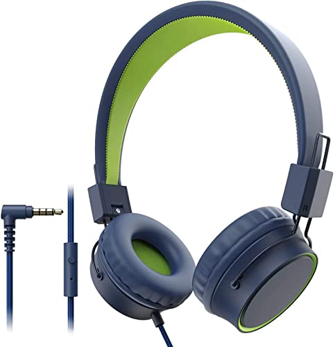 CCHKFEI Kinder Kopfhörer Kabel Kopfhörer für Kinder Verstellbarer Stereo-Sound 85dB sichere Lautstärke begrenzte Leicht Kopfhörer für Teenager/Jungen/Mädchen von CCHKFEI