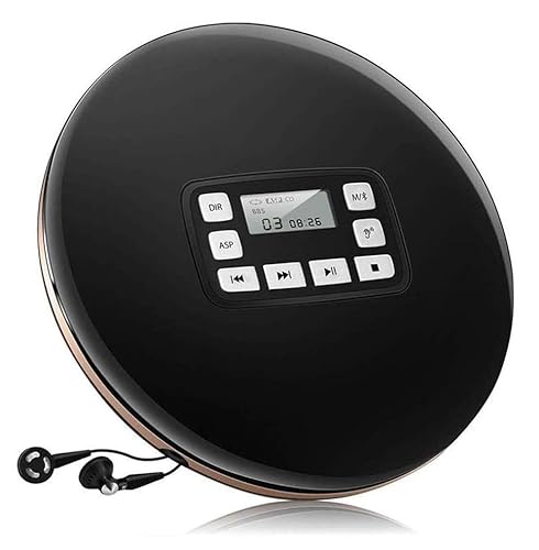 CCHKFEI Tragbarer Bluetooth CD-Player mit LED-Anzeige Persönlicher Bluetooth CD Player für Kinder Erwachsene Studenten Compact Music CD-Player CCHKFEI Tragbarer Bluetooth CD-Player mit LED-Anzeige Persönlicher Bluetooth CD Player für Kinder Erwachsene Studenten Compact Music CD-Player von CCHKFEI
