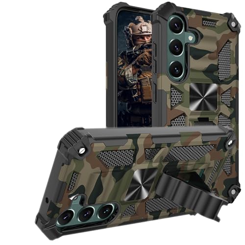 CCSmall Camouflage-Schutzhülle für Samsung Galaxy A16 mit Ständer für Herren, Militärqualität, stoßfeste Schutzhülle, integrierter Ständer, Schutzhülle für Samsung Galaxy A16, Camouflage, Armeegrün CCSmall Camouflage-Schutzhülle für Samsung Galaxy A16 mit Ständer für Herren, Militärqualität, stoßfeste Schutzhülle, integrierter Ständer, Schutzhülle für Samsung Galaxy A16, Camouflage, Armeegrün von CCSmall