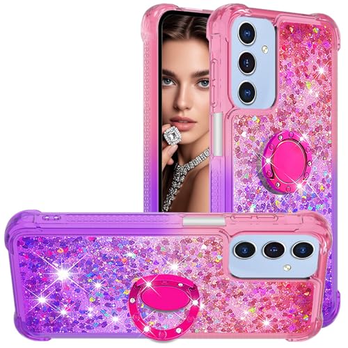 CCSmall Schutzhülle für Samsung Galaxy A26, glitzernd, transparent, niedlich, mit Ständer, Farbverlauf, Treibsand, Handyhülle für Samsung A26 JB, Rosa Mauve CCSmall Schutzhülle für Samsung Galaxy A26, glitzernd, transparent, niedlich, mit Ständer, Farbverlauf, Treibsand, Handyhülle für Samsung A26 JB, Rosa Mauve von CCSmall