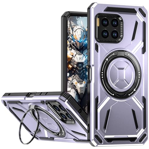CCSmall Schutzhülle für T-Mobile REVVL 7 Pro mit Ständer für Männer, Militärqualität, stoßfeste Schutzhülle mit 360° drehbarem Ringhalter, Handyhülle für T-Mobile Revvl 7 Pro 2HJ, Lila von CCSmall