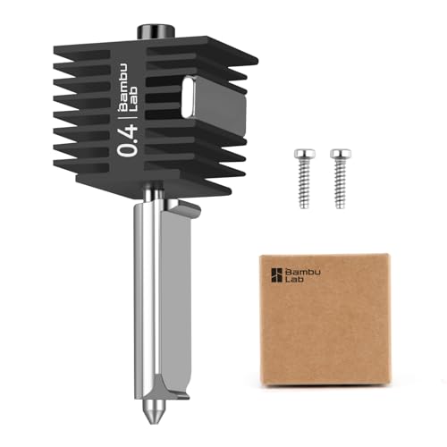 CCTREE Bamboo Original Hardened Steel Hotend Kit with 0.4mm Nozzle für Bambu Lab A1, A1 Mini, High Temp&Fast Speed All Metal Extruder Hot End, Heating Block Replacement von CCTREE