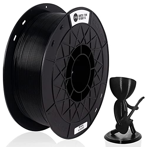 CCTREE ST-PLA Pro(PLA+) Filament 1.75mm, verstärkt Zähigkeit 3D-Drucker PLA Plus, Maßgenauigkeit +/- 0,03 mm, 1 kg Spule (2,2 LBS), Schwarz Filament für die meisten FDM 3D Drucker von CCTREE