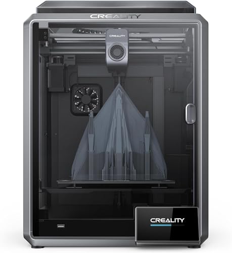 Creality K1 3D-Drucker, 600 mm/s Druckgeschwindigkeit FDM 3D Printer, Dual-Core 1,2 GHz CPU, LCD-Auto-Nivellierfunktion, Doppelventilator-Kühlungsmodell, Druckgröße 220 * 220 * 250 mm von CCTREE