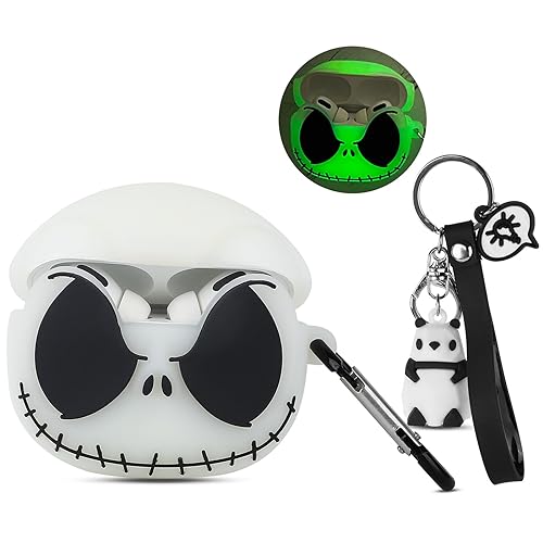 Schutzhülle für Airpods Pro mit Schlüsselanhänger, leuchtender Totenkopf, kompatibel mit Airpods Pro Fällen, niedlich, lustig, Anime-Hülle für Airpods Pro Schutzhülle für Airpods Pro mit Schlüsselanhänger, leuchtender Totenkopf, kompatibel mit Airpods Pro Fällen, niedlich, lustig, Anime-Hülle für Airpods Pro von CCXNAS