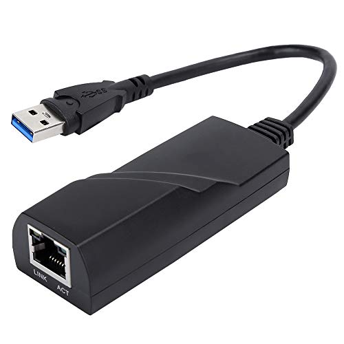 10/100/1000Mbps Gigabit Ethernet Adapter, USB 3.0 zu Ethernet Gigabit RJ45 LAN Adapter Konverter, LAN Wired Network Adapter Für Windows 10/8/8.1/7/Vista von CCYLEZ