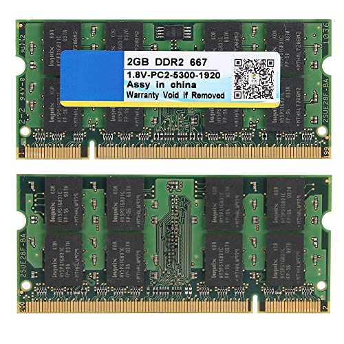 2 GB DDR2 667 MHz Laptop-Speicher RAM für /, Hochgeschwindigkeitsbetrieb, Stabile Leistung mit Integrierten Hochwertigen Chips, Langlebige Schaltungsmodulplatine von CCYLEZ