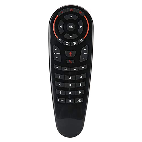 2.4G Wireless Air Remote Mouse, Smart Voice Fernbedienung mit USB-Empfänger, Plug and Play, 33 Tasten Remote Mouse für Android TV Box/PC/Smart TV/Projektor 2.4G Wireless Air Remote Mouse, Smart Voice Fernbedienung mit USB-Empfänger, Plug and Play, 33 Tasten Remote Mouse für Android TV Box/PC/Smart TV/Projektor von CCYLEZ