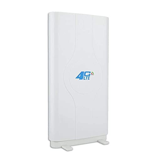4G LTE-Antenne, blitzschnelle 4G LTE 88DBi-High-Gain-Plattenantenne, Unterstützung des TS-9-Anschlussanpassers, drinnen auf dem Desktop oder an der Wand installiert(#1) von CCYLEZ