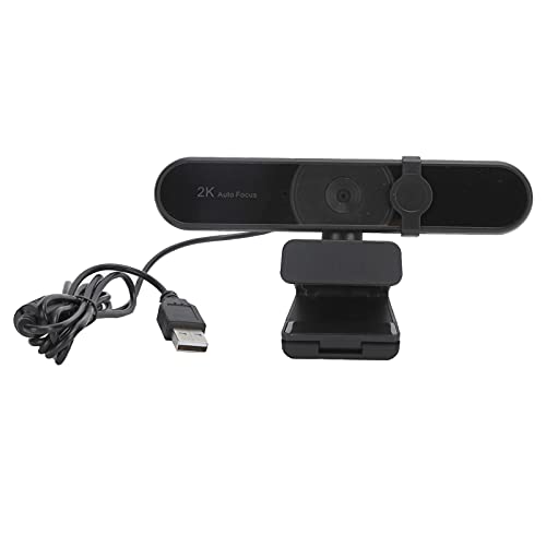 4MP 2K HD Webcam, USB Computer Webcam, 2K HD Porträt Autofokus Webcam, Integriertes Dual Mikrofon, für Videokonferenzen/Web Live Übertragungen/Video Chat. von CCYLEZ