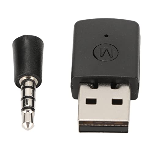 Adapter-Empfänger und -Sender, Kabelloser USB-Dongle mit Großer Reichweite und 3,5-mm-Stecker für Controller, Kompatibel mit den Meisten -Headsets von CCYLEZ
