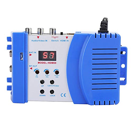 Analoger RF HDMI Modulator, Tragbarer Dualband VHF/UHF Modulator, AV zu RF Wandler, Unterstützung 1080P, PAL/NTSC Standardmodulator für TV, PC, DVD Analoger RF HDMI Modulator, Tragbarer Dualband VHF/UHF Modulator, AV zu RF Wandler, Unterstützung 1080P, PAL/NTSC Standardmodulator für TV, PC, DVD von CCYLEZ