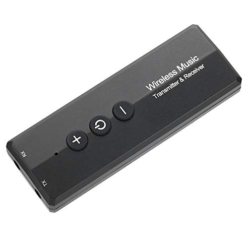 Bluetooth 5.0 Transmitter Empfänger, 3 in 1 Multifunktional Drahtloser Stereo Bluetooth Empfänger 3.5 mm Audio Adapter mit 300 mAh Akku für Fernseher/MP3/Player/PC/E-Book Reader von CCYLEZ