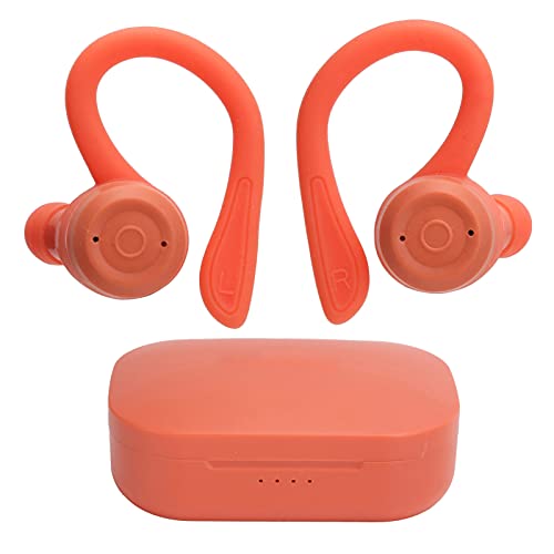 Bluetooth Ohrbügel Kopfhörer,rutschfeste Silikon Ohrbügel mit Ladebox,Wireless Sports In-Ear Headset für Mobiltelefone und Laptops(Lavarot) von CCYLEZ