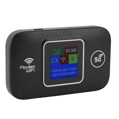 CCYLEZ 300 Mbit/s 4G LTE Tragbarer WLAN-WLAN-Router, USB-WLAN-Modem Zur Gemeinsamen Nutzung von Bis zu 10 WLAN-Benutzern, Plug-and-Play, Schnelles Internet, Sicherheitsverschlüsselung, von CCYLEZ