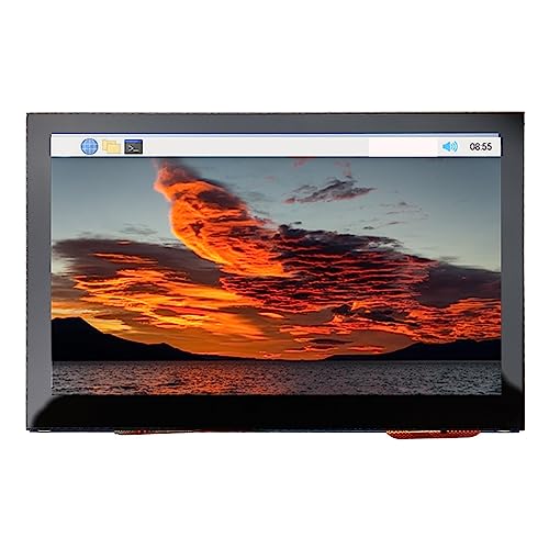 CCYLEZ 4,3-Zoll-QLED-Touchscreen, LCD-QLED-Display 800 X 480, Kapazitive 5-Punkt-Touchscreen-Unterstützung für RasPi, Kompatibel mit Ubuntu, für Kali und für Retropie, 60 Hz von CCYLEZ