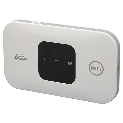 CCYLEZ 4G WLAN Router, 150 Mbit/s, Mobiler WLAN Hotspot mit SIM Kartensteckplatz, 10 Geräteunterstützung, 2100 mAh Akku, Tragbares LTE USB WLAN Modem für Büro, Reisen, Zuhause von CCYLEZ