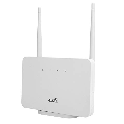 CCYLEZ 4G WiFi Router Mobiler tragbarer drahtloser WAN + LAN-Anschluss, Unterstützung 32 Benutzer, WiFi-Entfernung 30‑50 Meter, Unterstützung SIM-Karte für Windows 110-240V.(EU) von CCYLEZ