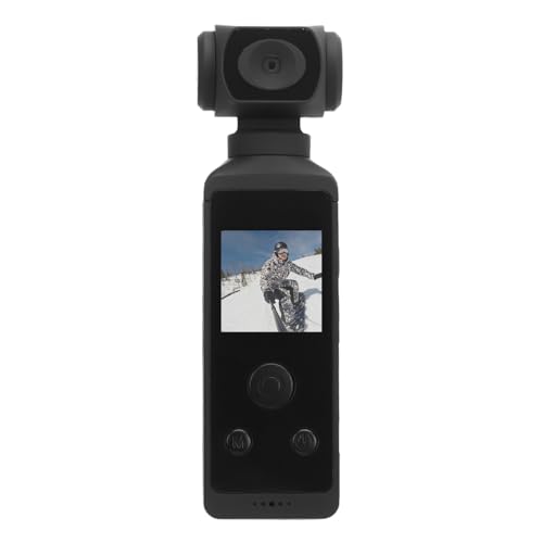 CCYLEZ 4K HD Pocket Kamera, wasserdichte Action Kamera mit 1,3 Zoll HD LCD Bildschirm Zum Filmen von Reise Vlogs, Integriertes WiFi von CCYLEZ