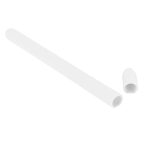 CCYLEZ 5-teilige Stylus-Stifthülle, rutschfeste Silikon-Eingabestifthülle für IOS Pencil 2, 360-Grad-Fallschutzhülle (Weiss) von CCYLEZ