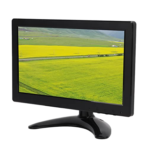 CCYLEZ 9-Zoll-, 1024 X 600 HD-TFT-LCD-Farbbildschirm, mit VGA, HD-Multimedia-Schnittstelle, AV, BNC, USB, DC, Eingebauten Zwei Lautsprechern, für Zuhause, Schlafzimmer von CCYLEZ