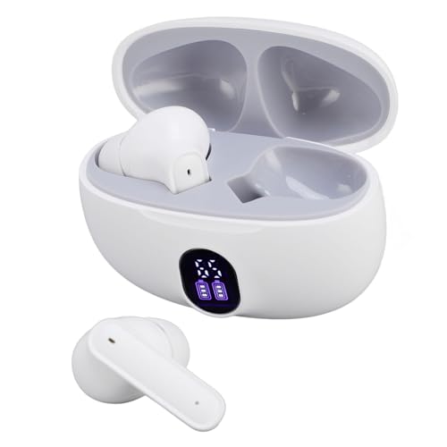 CCYLEZ AI Bluetooth -Übersetzungsohrhörer mit 144 Sprachen Echtzeitübersetzer, Drahtlose ANC -Kopfhörer mit Berührungssteuerung, Bluetooth 5.3, für Android (White) von CCYLEZ