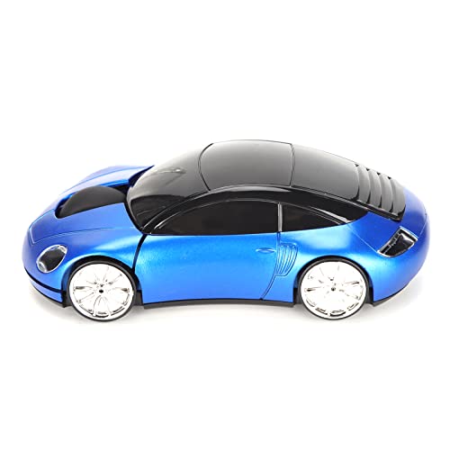 CCYLEZ Auto Maus, Tragbare 2.4G Schnurlose Maus mit Smart Technologie, USB Empfänger Kabellose Maus für Laptop Tablet, Ergonomisches Design (Blau) von CCYLEZ