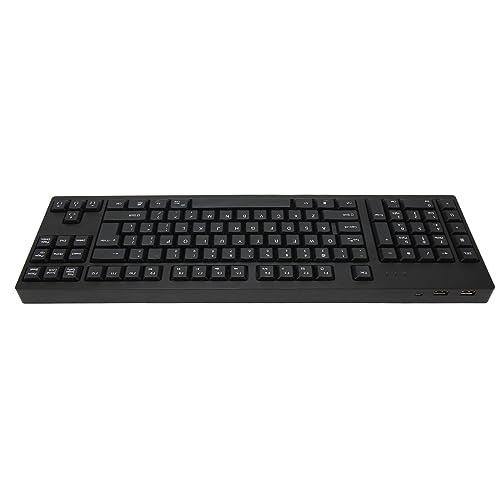 CCYLEZ Ergonomische Tastatur für die Linke Hand, 109 Tasten, USB-Kabel, 2 HUB-Tastatur, Business-Haushaltstastatur für Win XP 7 8 10 Multimedia von CCYLEZ
