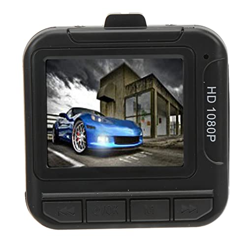 CCYLEZ Fahrrekorder, 1080P HD-Kamera mit 1,6-Zoll-Farbdisplay, Unterstützung für Loop-, Dashcam Fürs Auto, Bewegungserkennungskamera von CCYLEZ